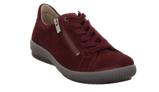 TANARO 5.0 SNEAKER LOW ZIPPER VELOURSLEDER RUBIN