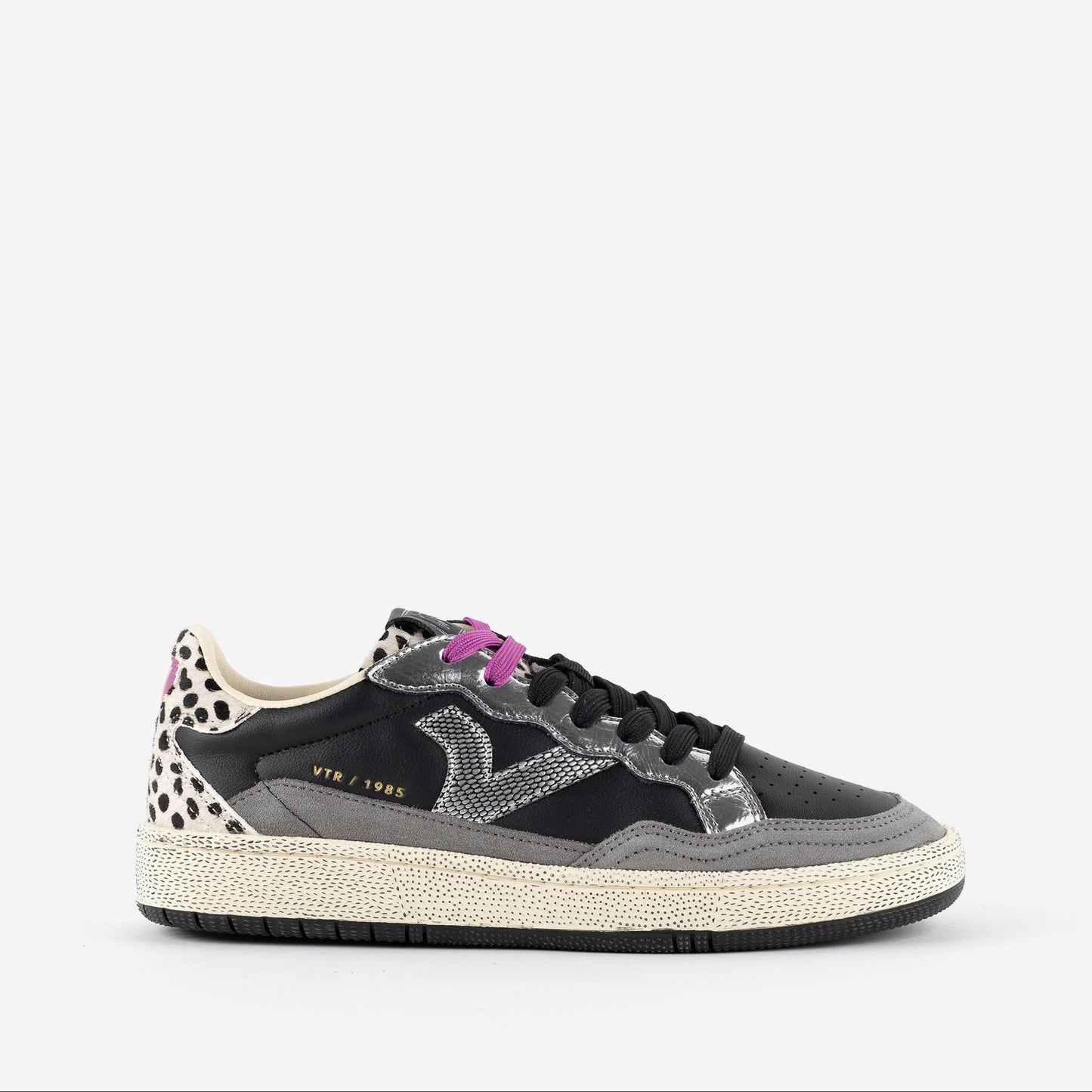 SNEAKER SMASH ANIMAL PRINT SCHWARZ