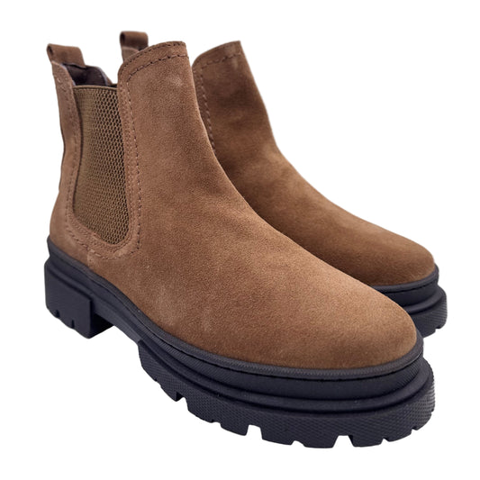 CHELSEA BOOT VELOURSLEDER BRAUN