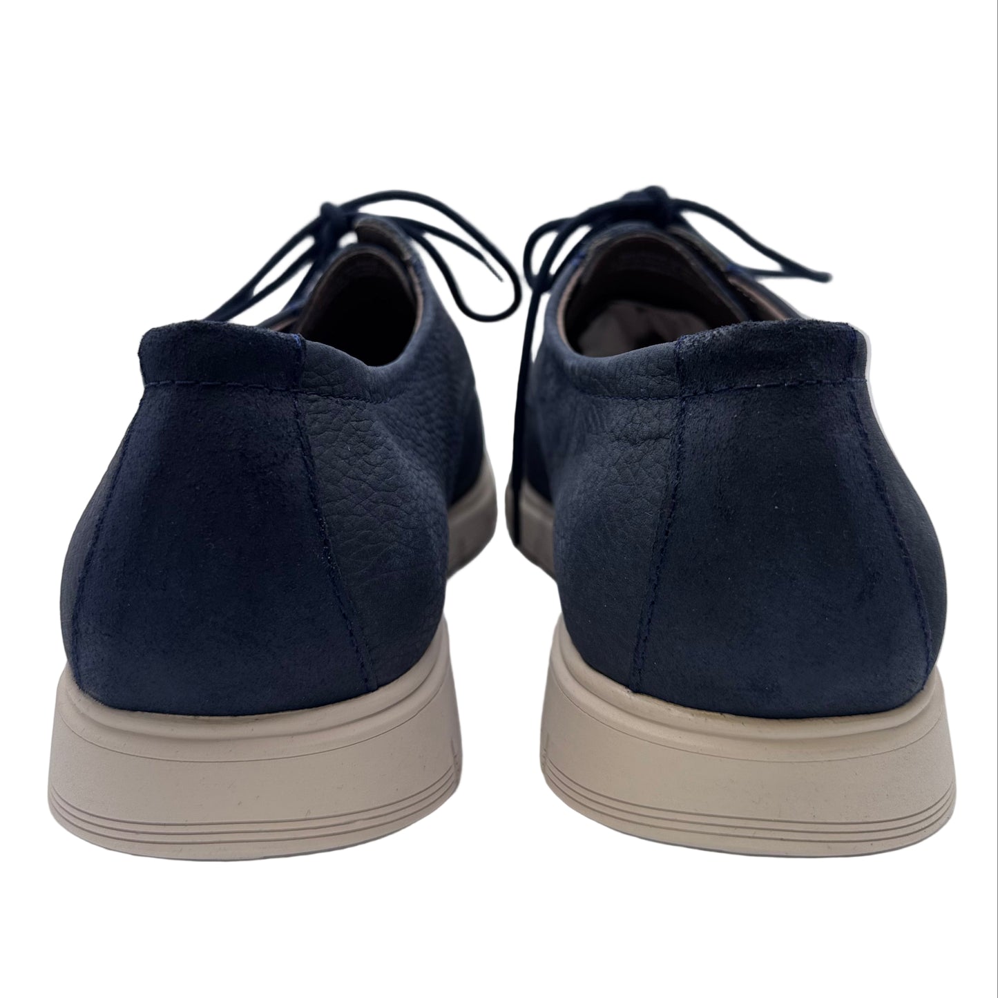 HALBSCHUH MIT SCHNÜRUNG BLAU