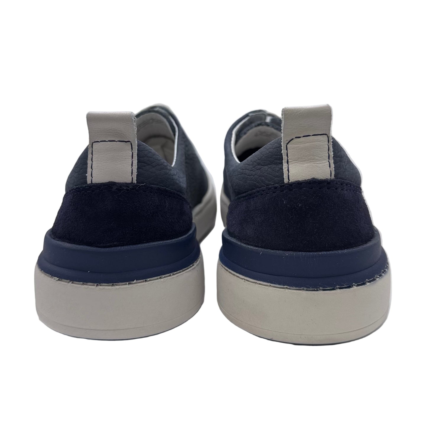 HALBSCHUH MIT SCHNÜRUNG BLAU