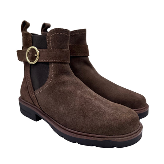 CHELSEA BOOTS MIT SCHLIESSE BRAUN