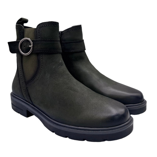 CHELSEA BOOTS MIT SCHLIESSE OLIV