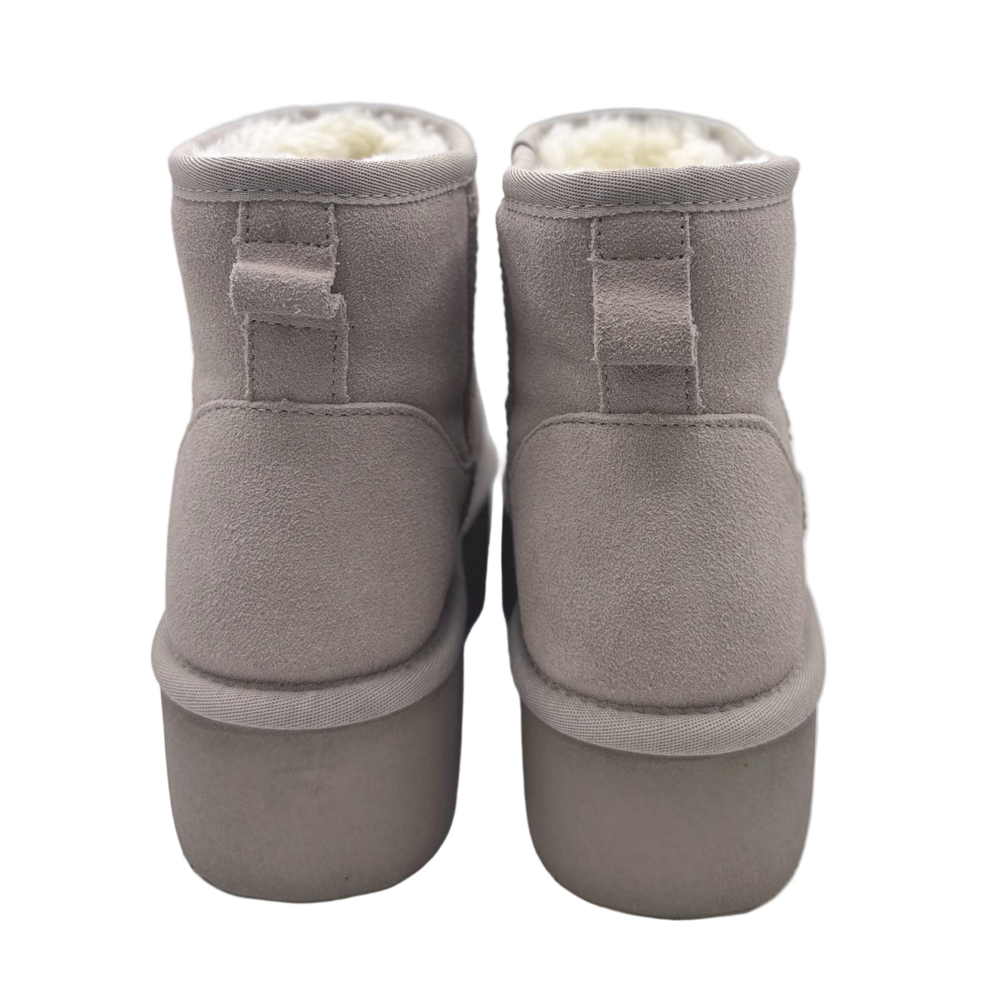 PLATEAU BOOTS MIT WARMFUTTER TAUPE