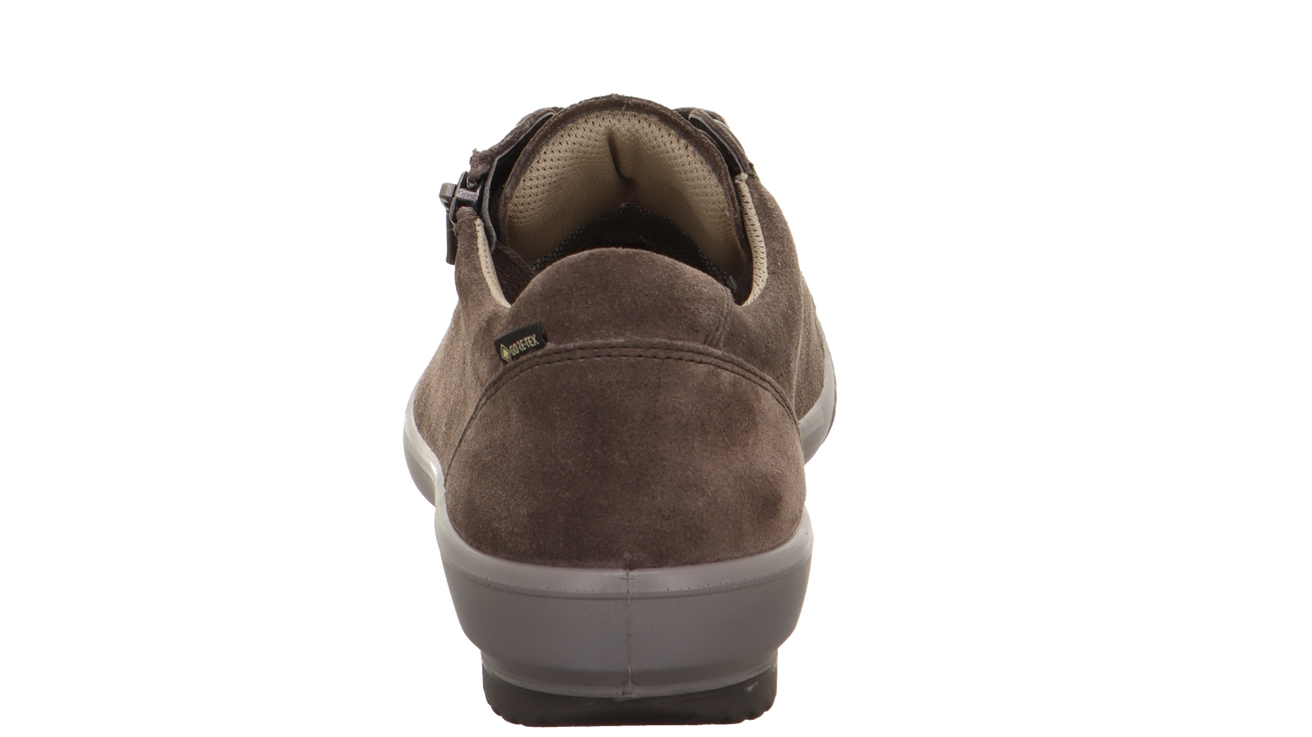 TANARO 5.0 SNEAKER LOW ZIPPER VELOURSLEDER BRAUN