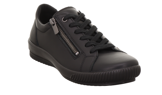 TANARO 5.0 SNEAKER LOW ZIPPER NAPPALEDER SCHWARZ