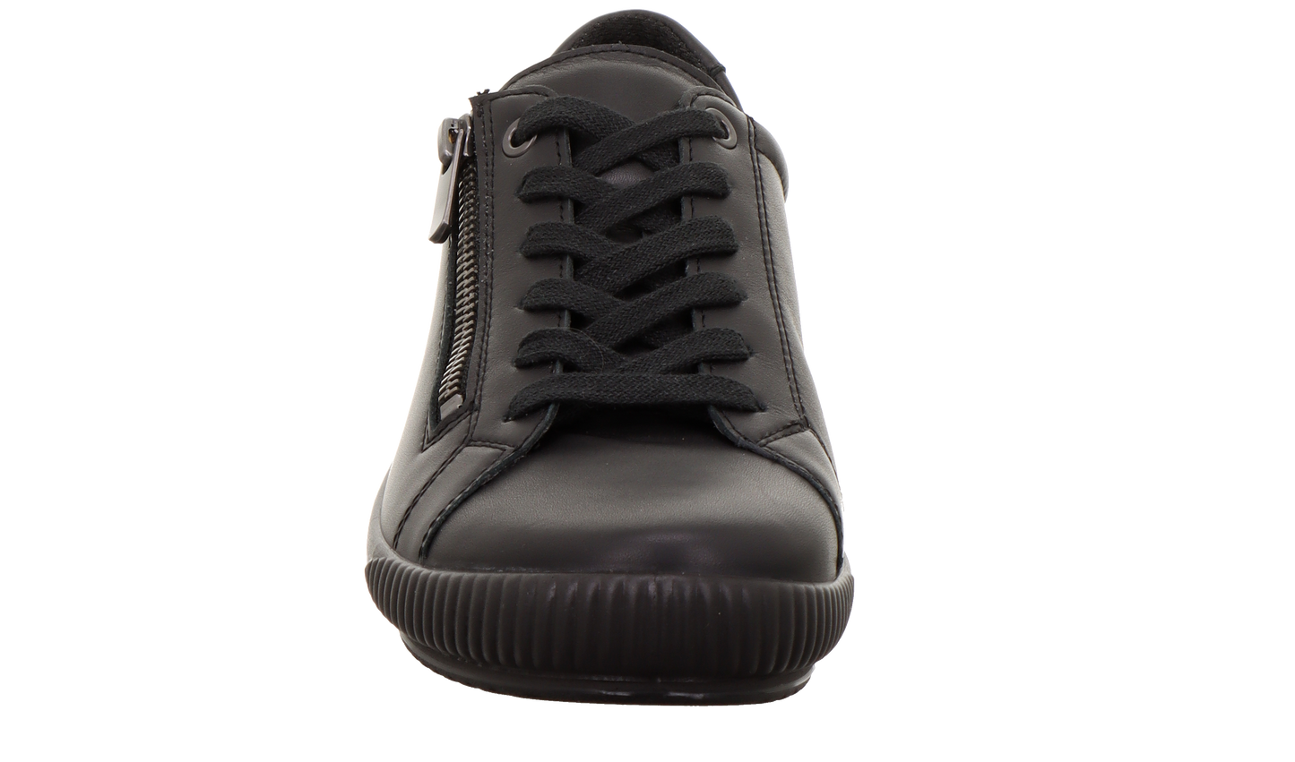 TANARO 5.0 SNEAKER LOW ZIPPER NAPPALEDER SCHWARZ