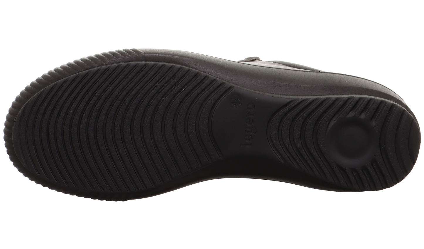 TANARO 5.0 SNEAKER LOW ZIPPER NAPPALEDER SCHWARZ