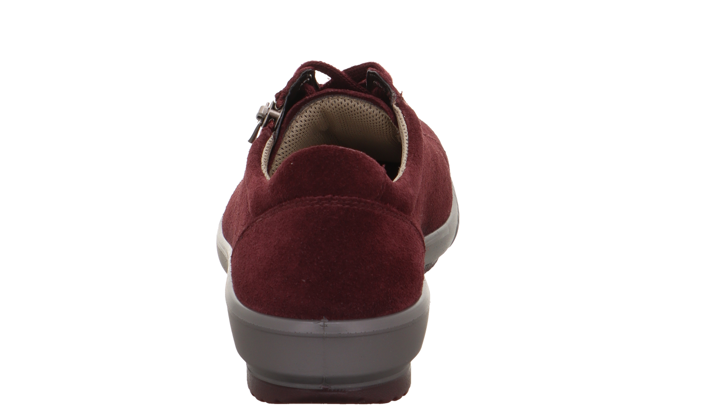 TANARO 5.0 SNEAKER LOW ZIPPER VELOURSLEDER RUBIN