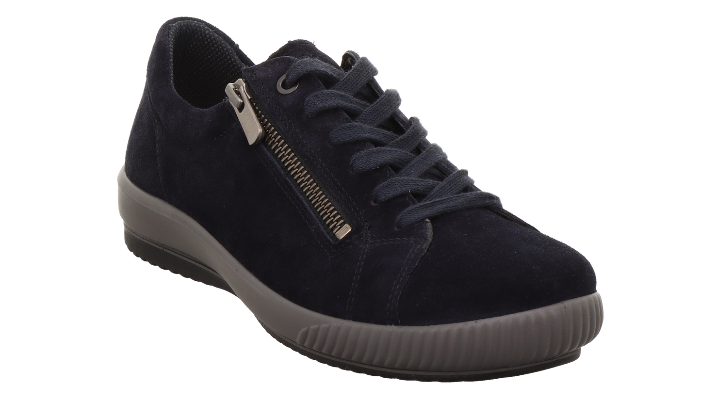 TANARO 5.0 SNEAKER LOW ZIPPER VELOURSLEDER OCEANO