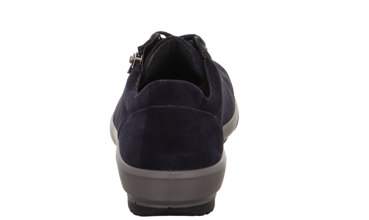 TANARO 5.0 SNEAKER LOW ZIPPER VELOURSLEDER OCEANO