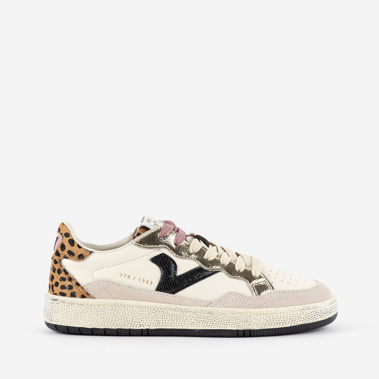 SNEAKER SMASH ANIMAL PRINT CREAM