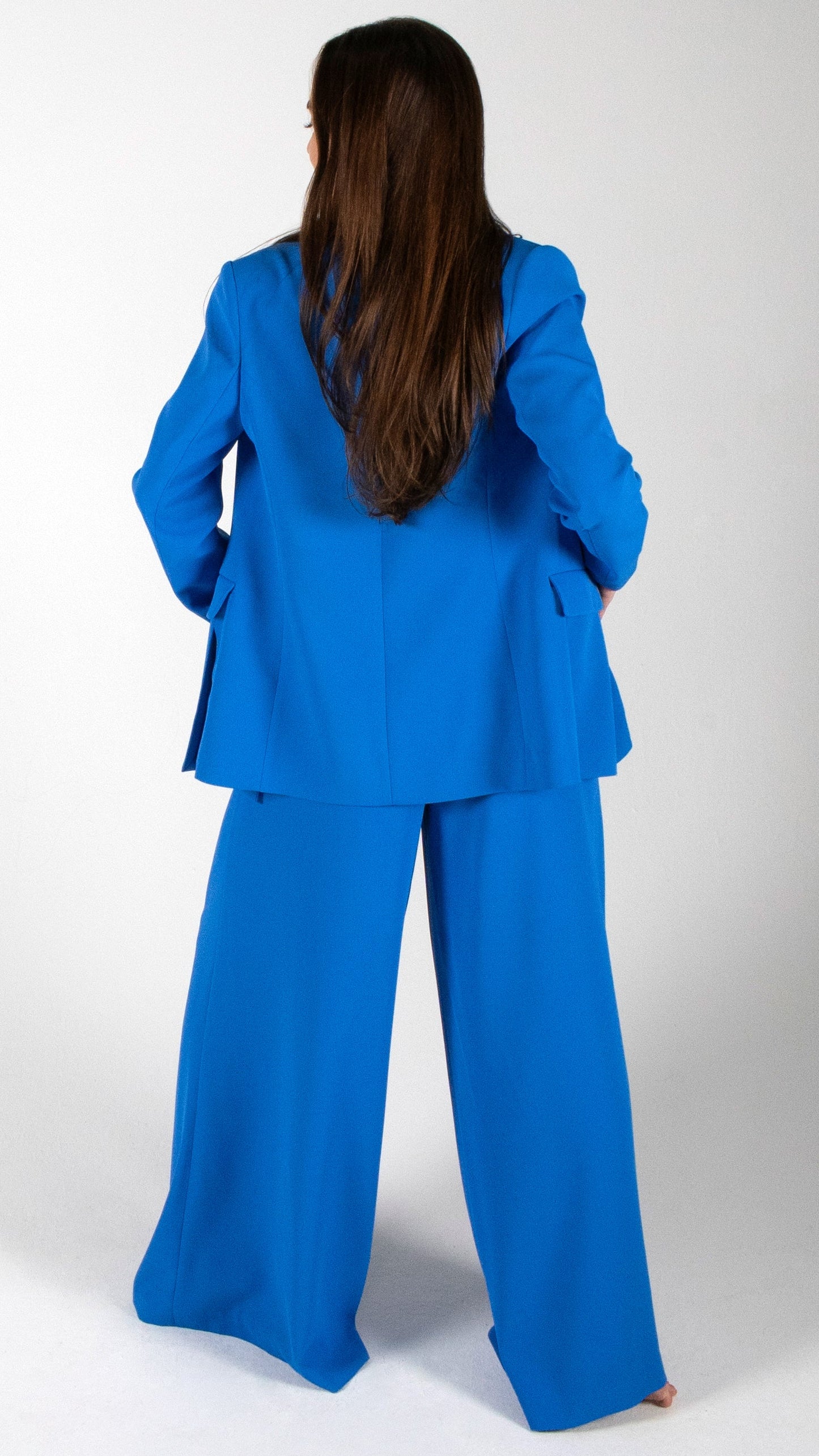 HOSE WIDE LEG MIT BUNDFALTEN & GÜRTEL