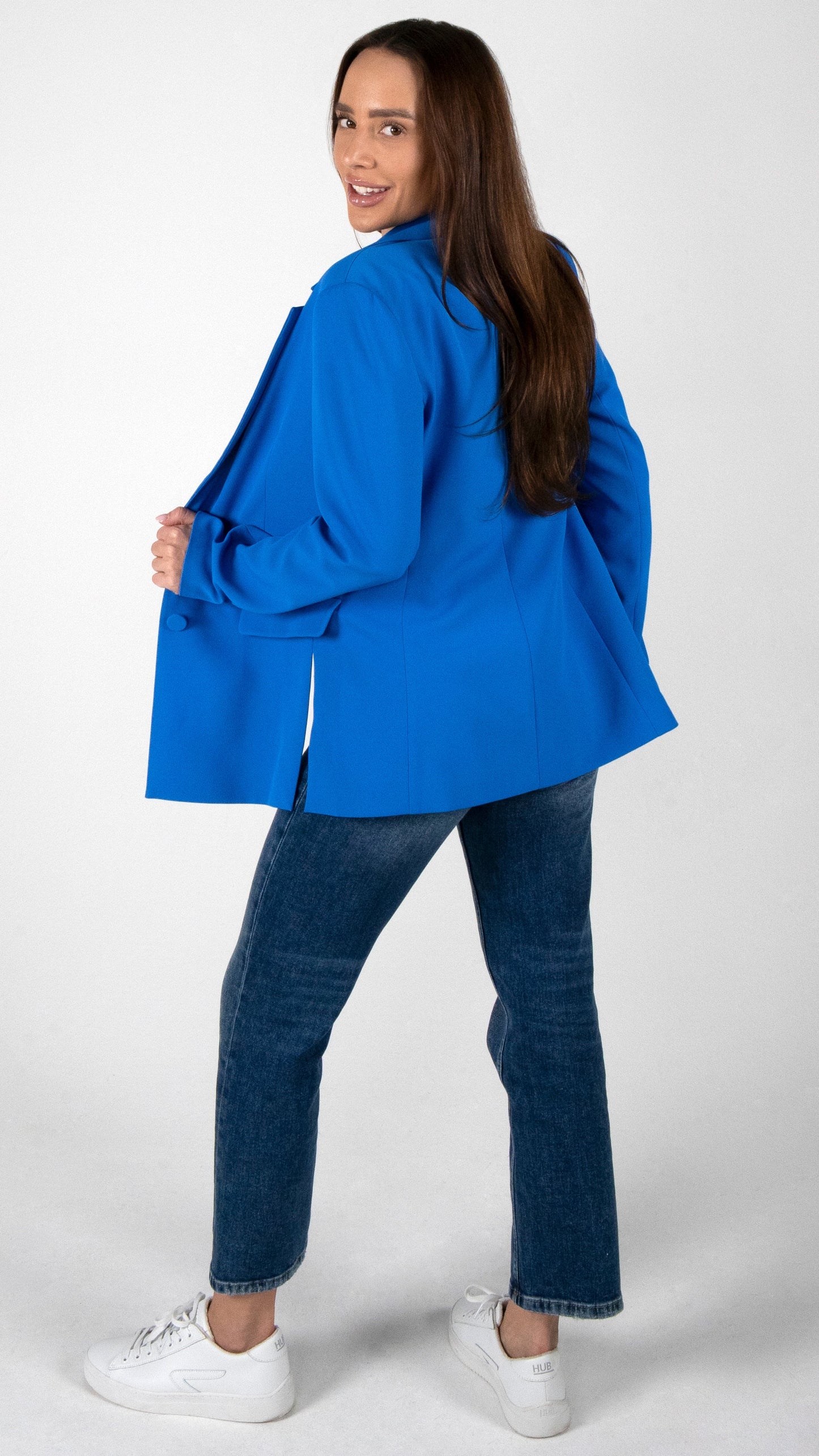 BLAZER STRAIGHT MIT SCHLITZEN