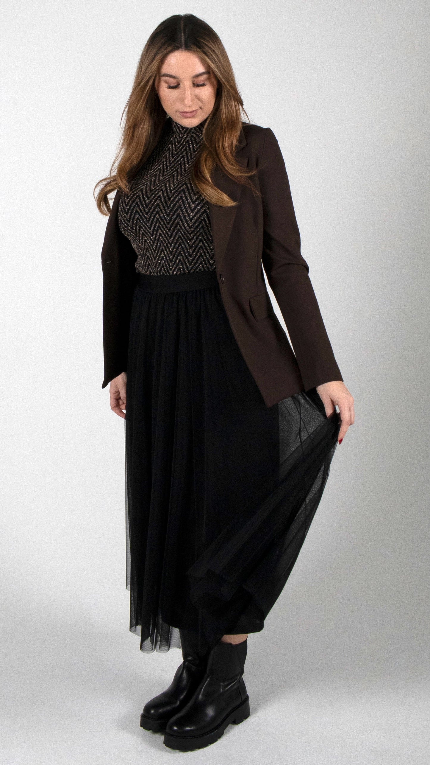 PUNTO MILANO BLAZER DUNKELBRAUN