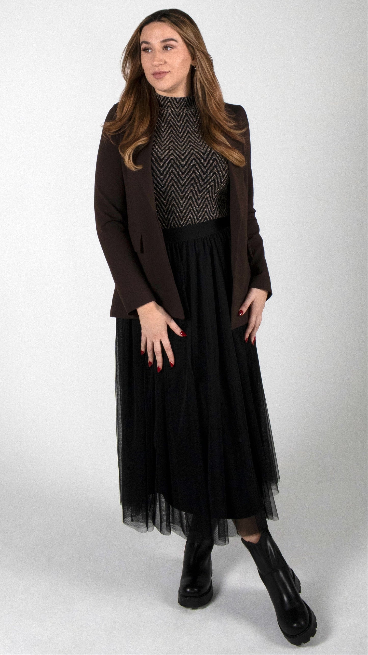 PUNTO MILANO BLAZER DUNKELBRAUN