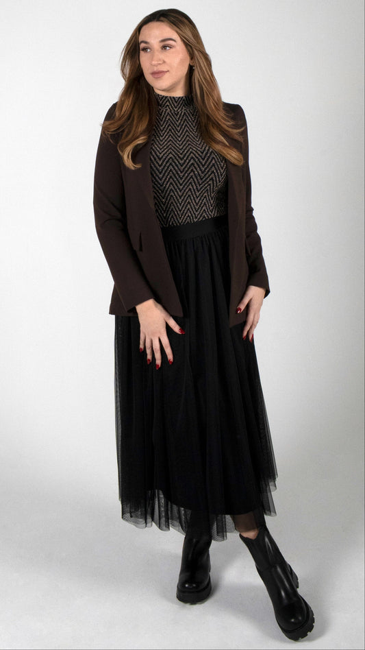 PUNTO MILANO BLAZER DUNKELBRAUN