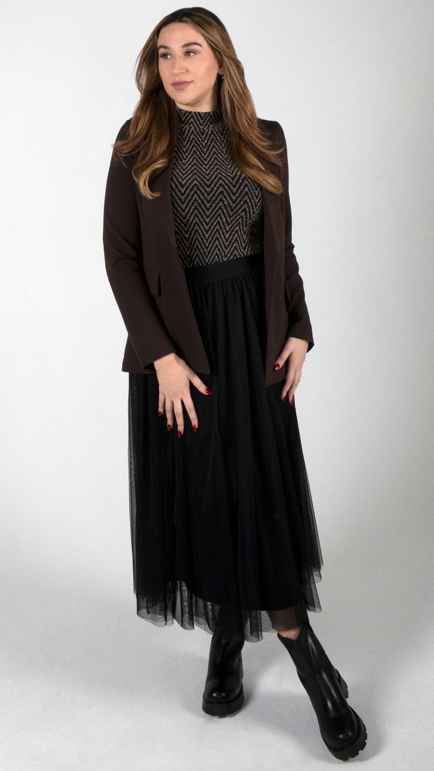 PUNTO MILANO BLAZER DUNKELBRAUN