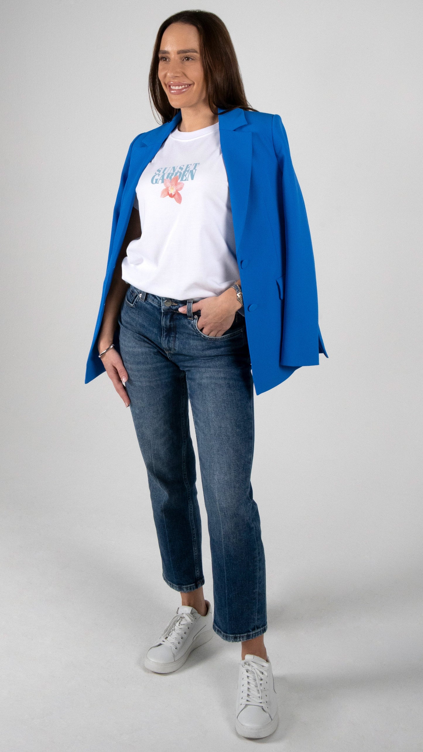 BLAZER STRAIGHT MIT SCHLITZEN