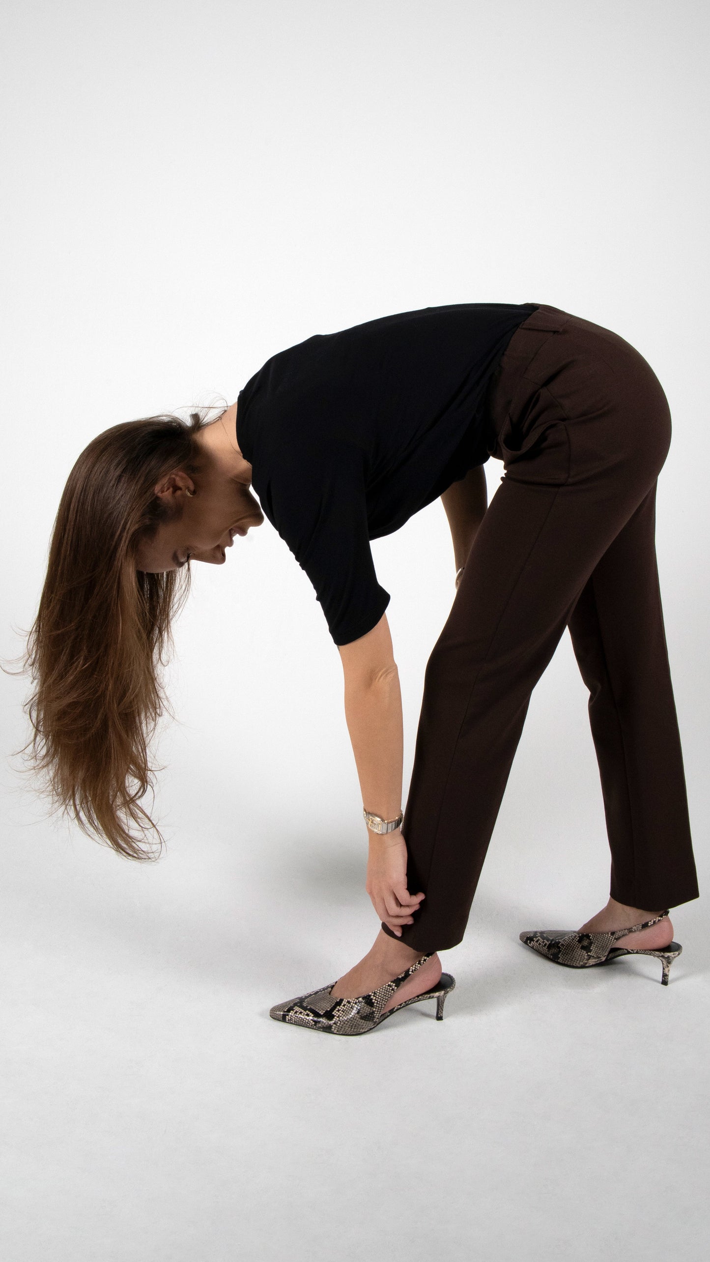 PUNTO MILANO ZIGARETTEN HOSE DUNKELBRAUN