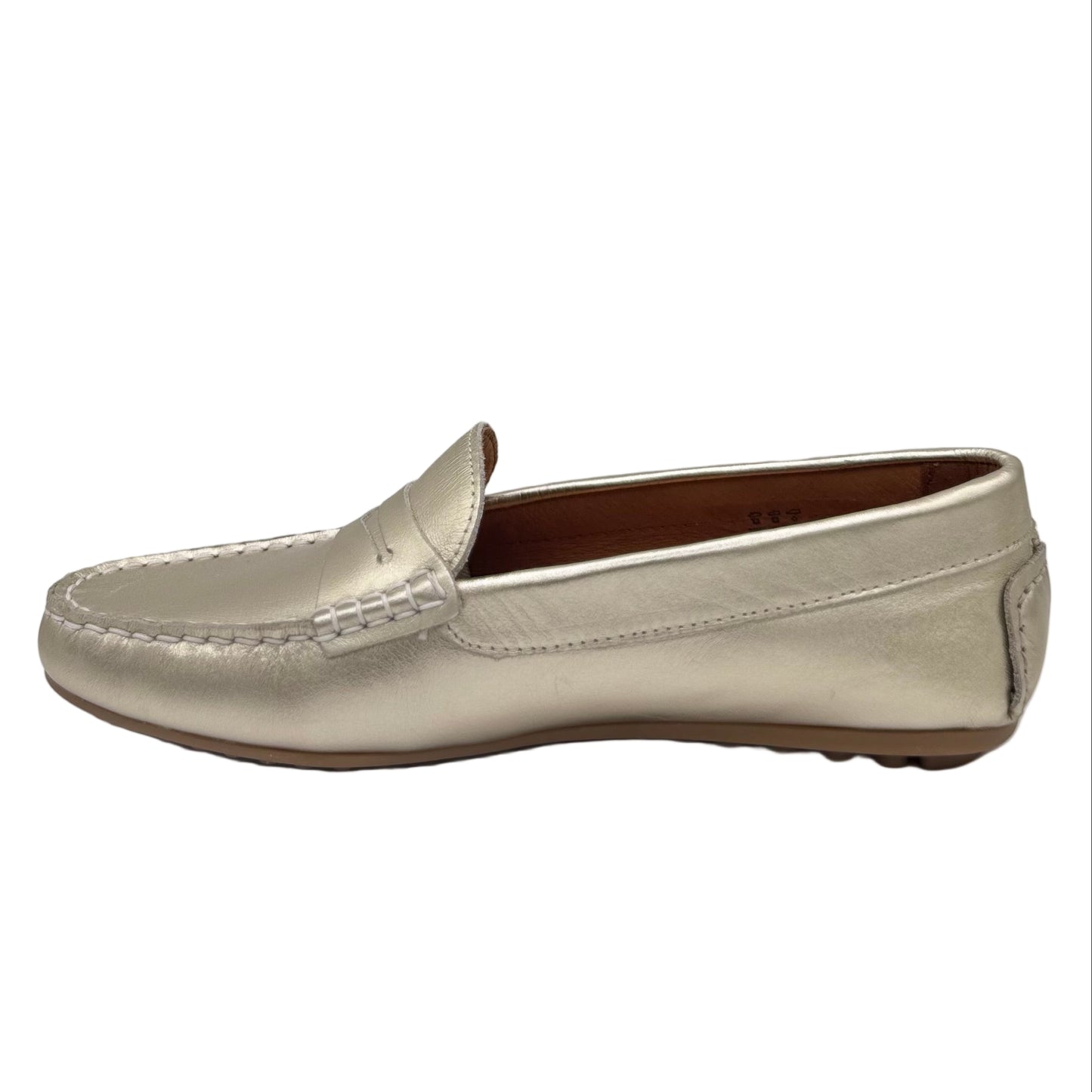 METALLIC MOKASSINS GOLD