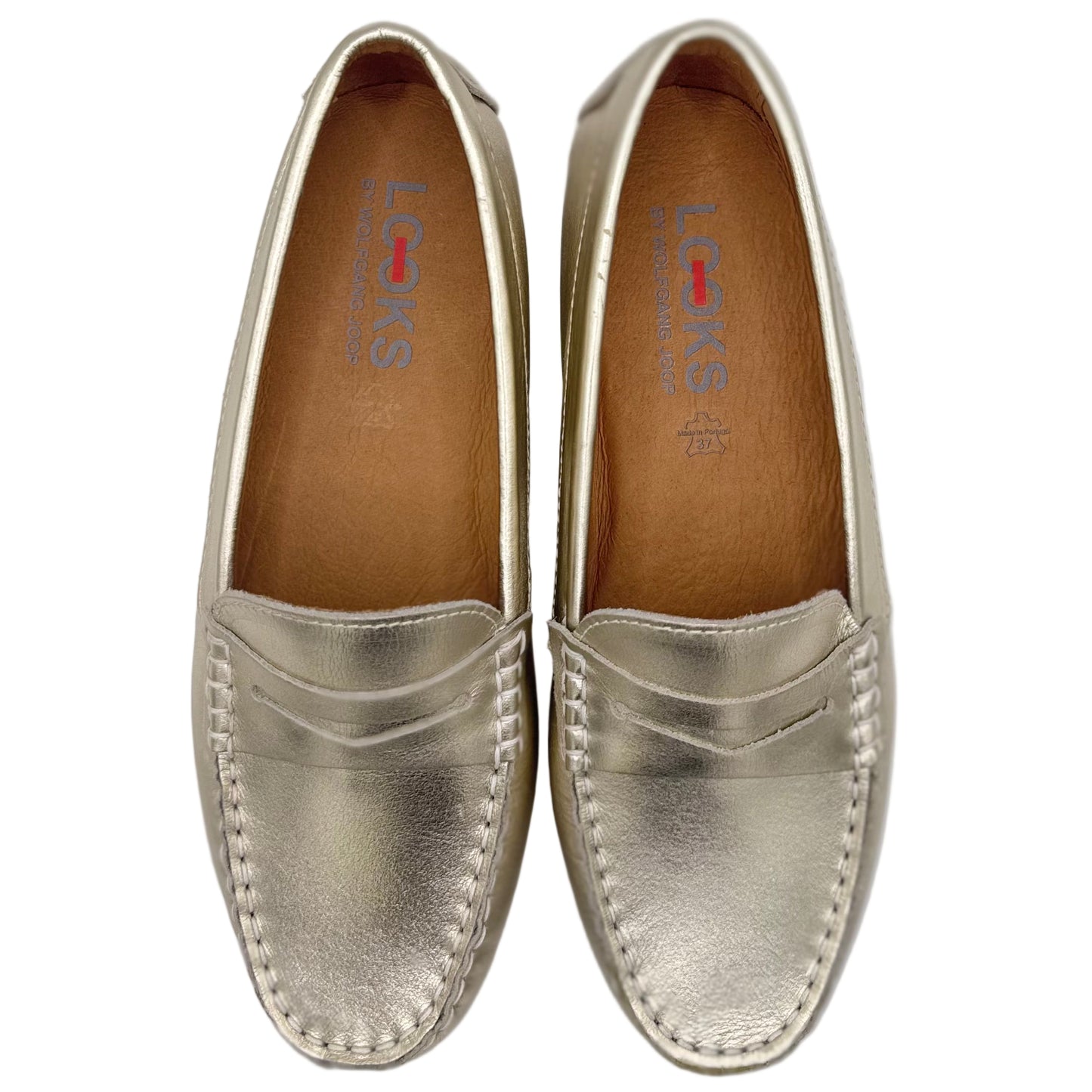 METALLIC MOKASSINS GOLD