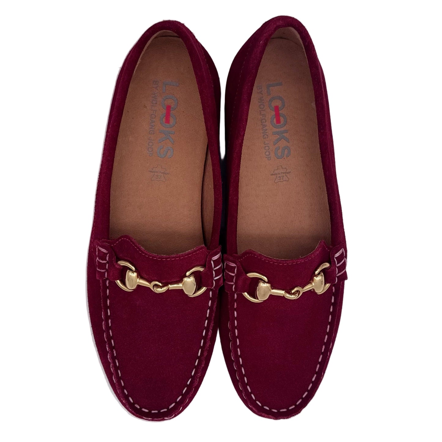 SLIPPER MIT ZIERDETAIL ROT