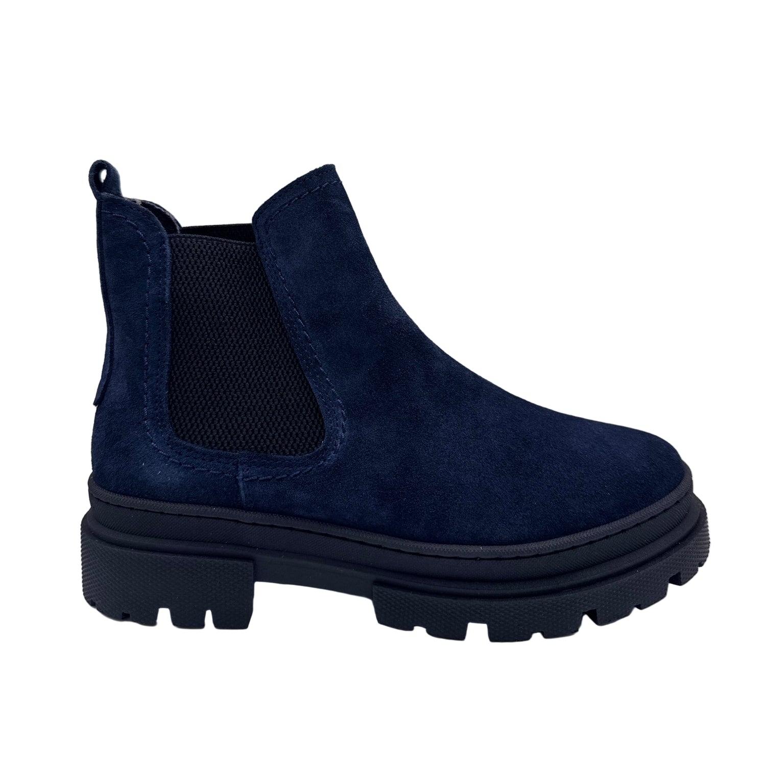 CHELSEA BOOT VELOURSLEDER BLAU