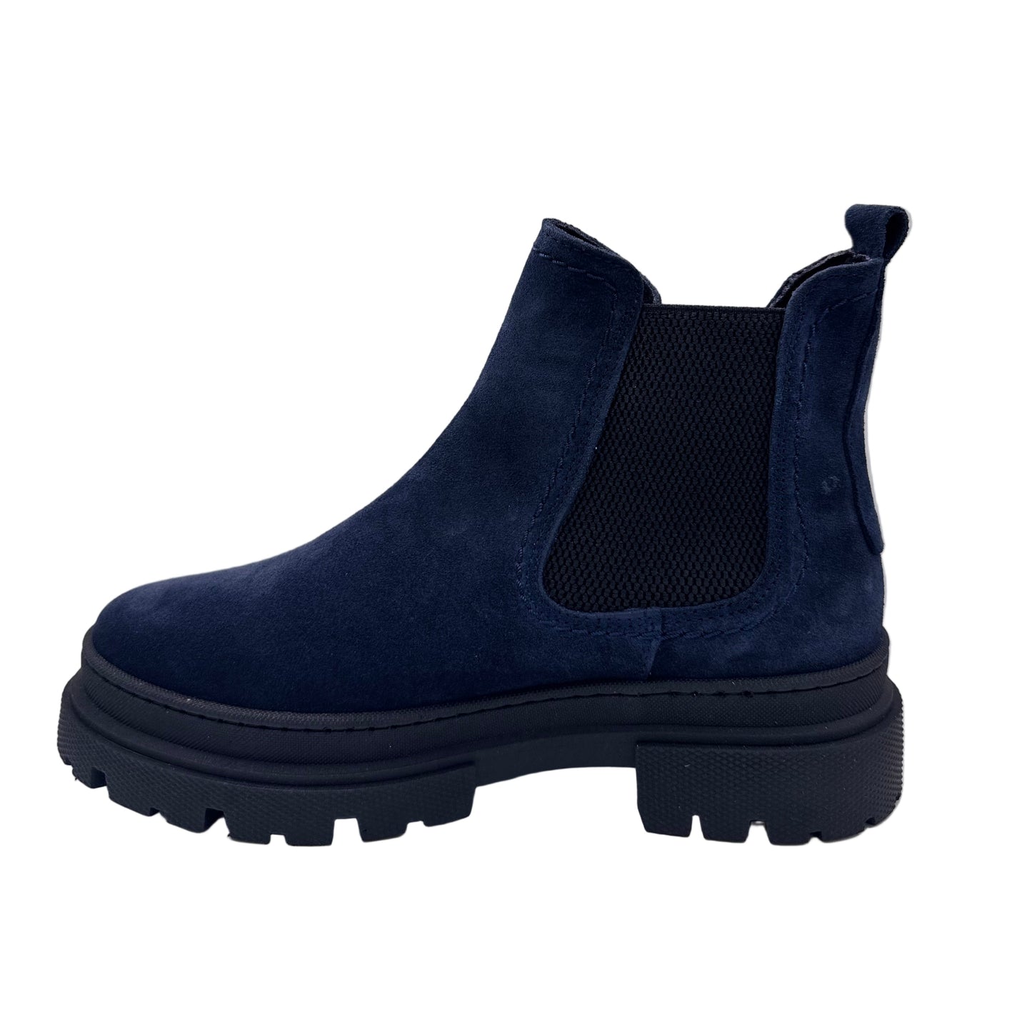 CHELSEA BOOT VELOURSLEDER BLAU