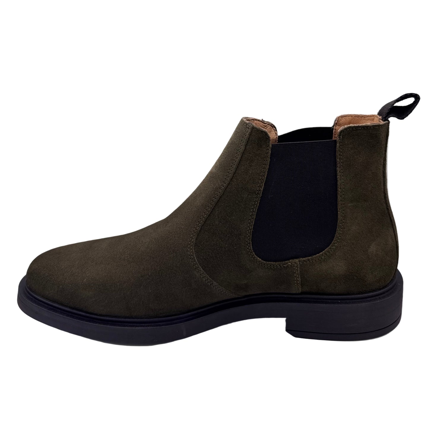 CHELSEA BOOTS VELOURSLEDER OLIVE