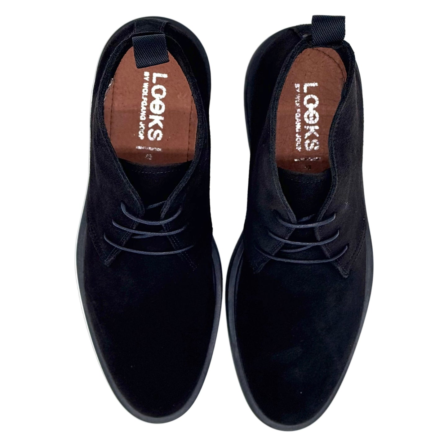 STIEFELETTE MIT SCHNÜRUNG SCHWARZ