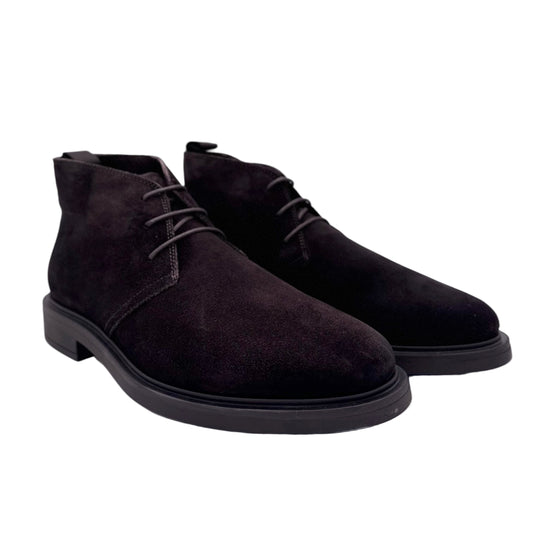 STIEFELETTE MIT SCHNÜRUNG BRAUN