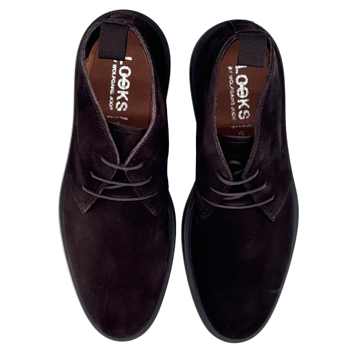 STIEFELETTE MIT SCHNÜRUNG BRAUN