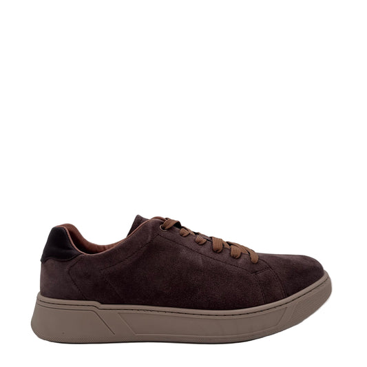 SNEAKER VELOURSLEDER BRAUN