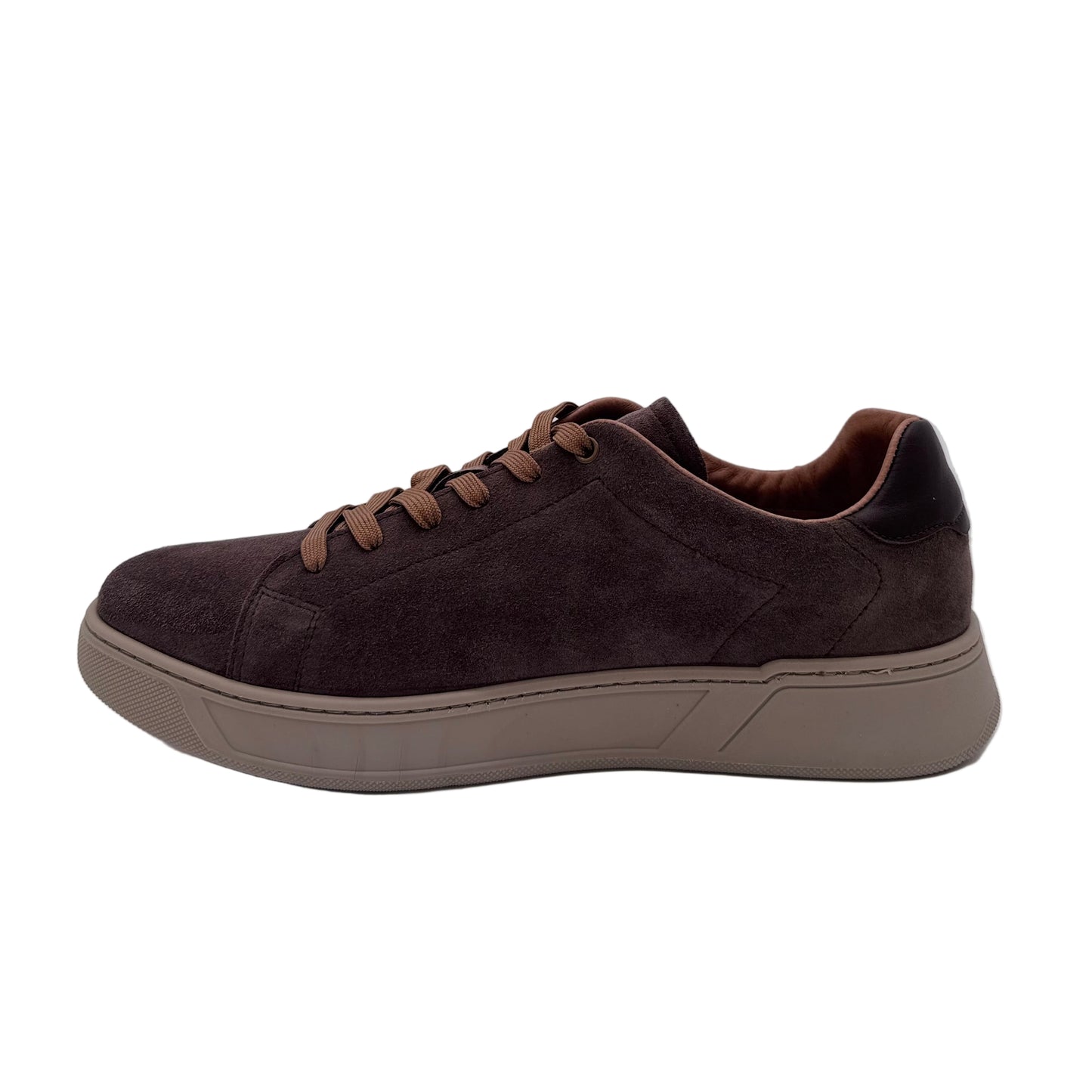 SNEAKER VELOURSLEDER BRAUN
