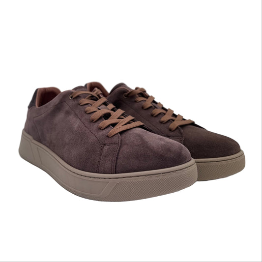 SNEAKER VELOURSLEDER BRAUN