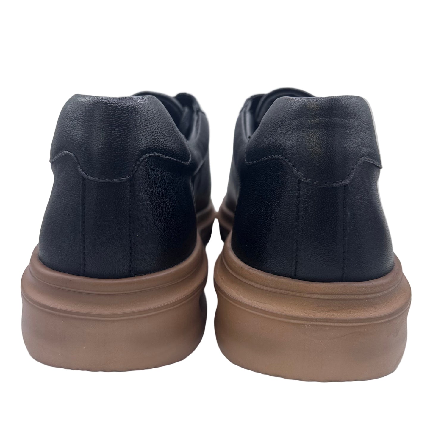 LEDER SNEAKER MIT KONTRASTSOHLE