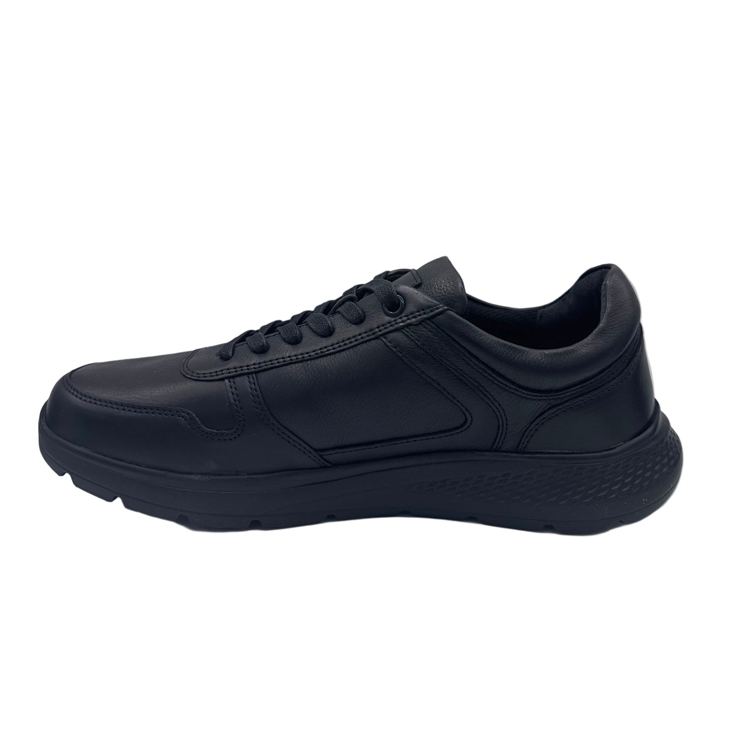 ULTRALEICHTER LEDER SNEAKER SCHWARZ