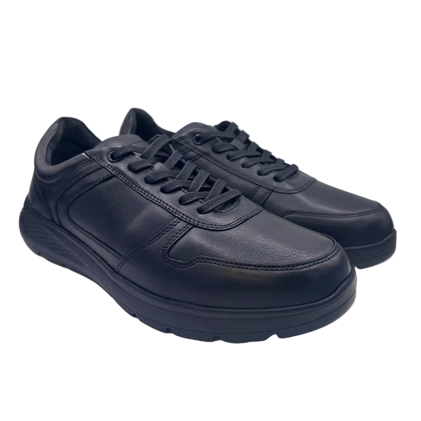 ULTRALEICHTER LEDER SNEAKER SCHWARZ