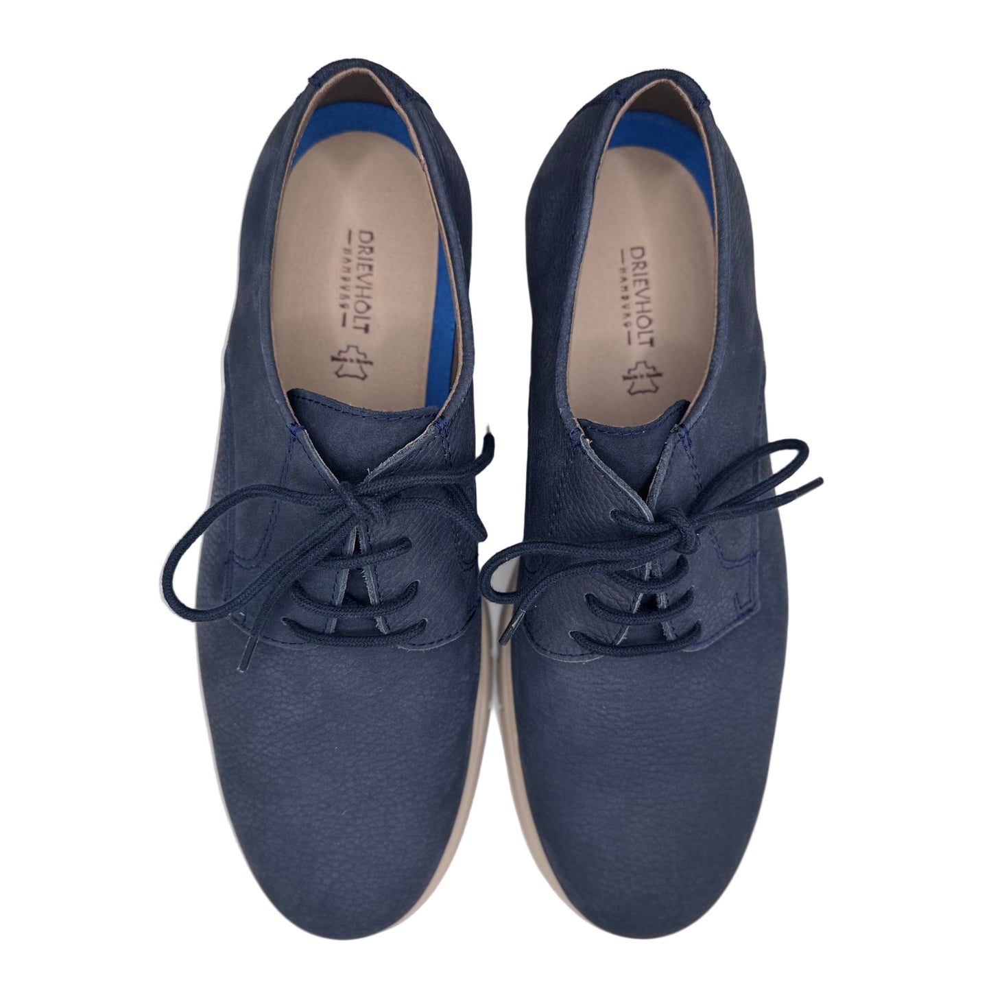 HALBSCHUH MIT SCHNÜRUNG BLAU