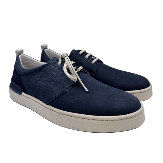 HALBSCHUH MIT SCHNÜRUNG BLAU