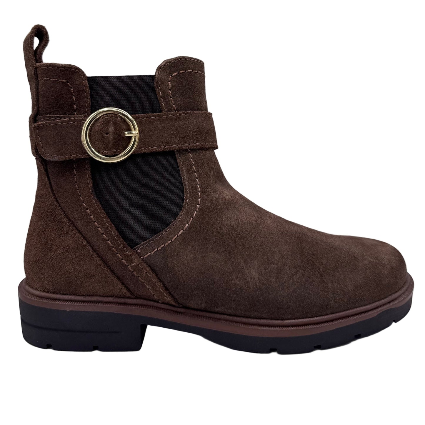 CHELSEA BOOTS MIT SCHLIESSE BRAUN