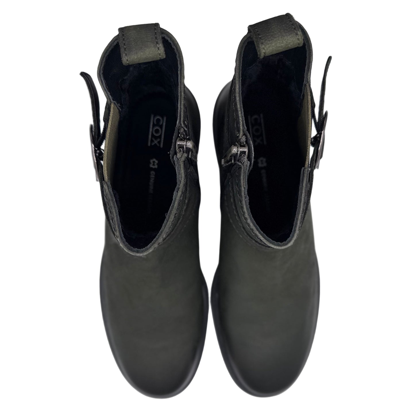 CHELSEA BOOTS MIT SCHLIESSE OLIV