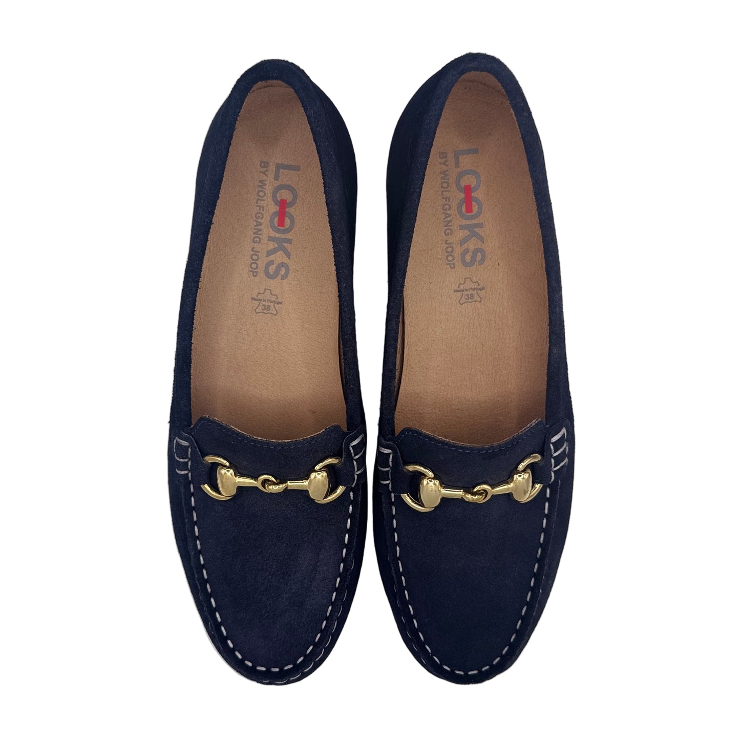 SLIPPER MIT ZIERDETAIL BLAU
