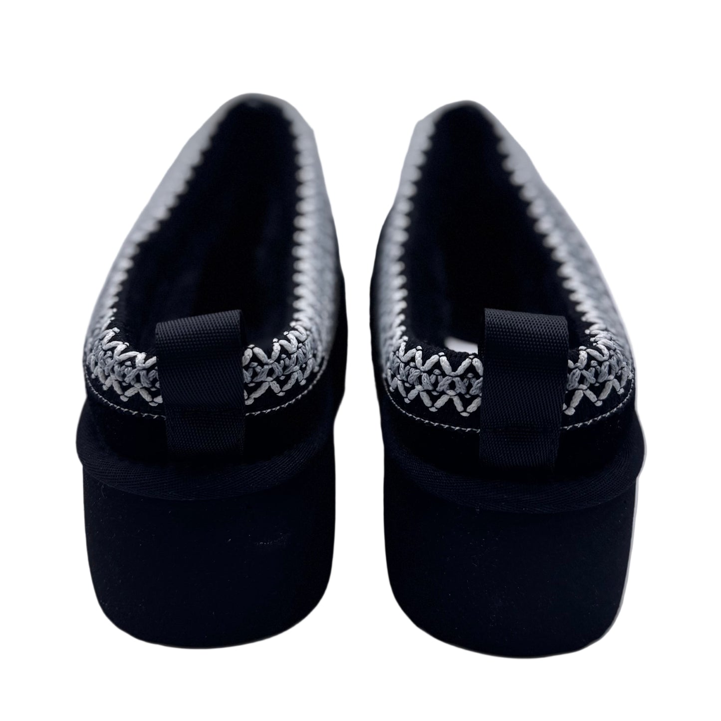 SLIPPER BOOTS PLATEAU MIT WARMFUTTER SCHWARZ