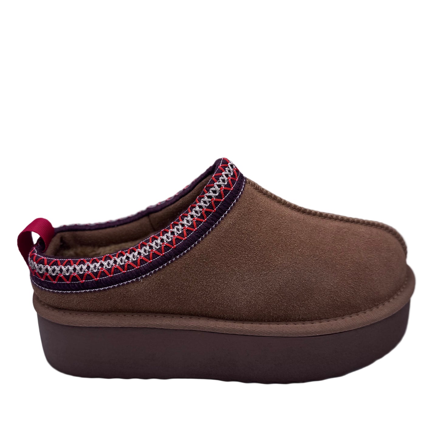 SLIPPER BOOTS PLATEAU MIT WARMFUTTER CAMEL