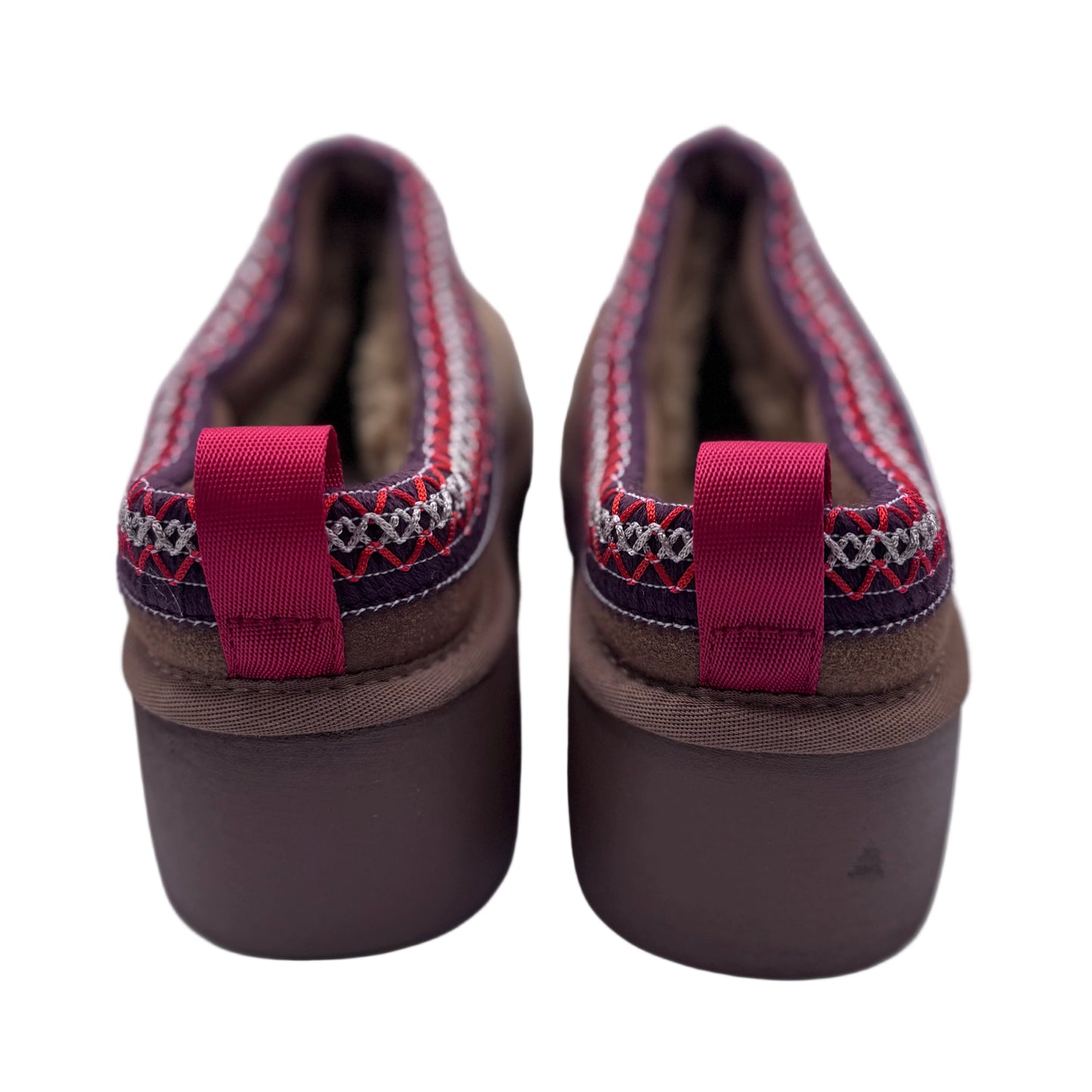 SLIPPER BOOTS PLATEAU MIT WARMFUTTER CAMEL