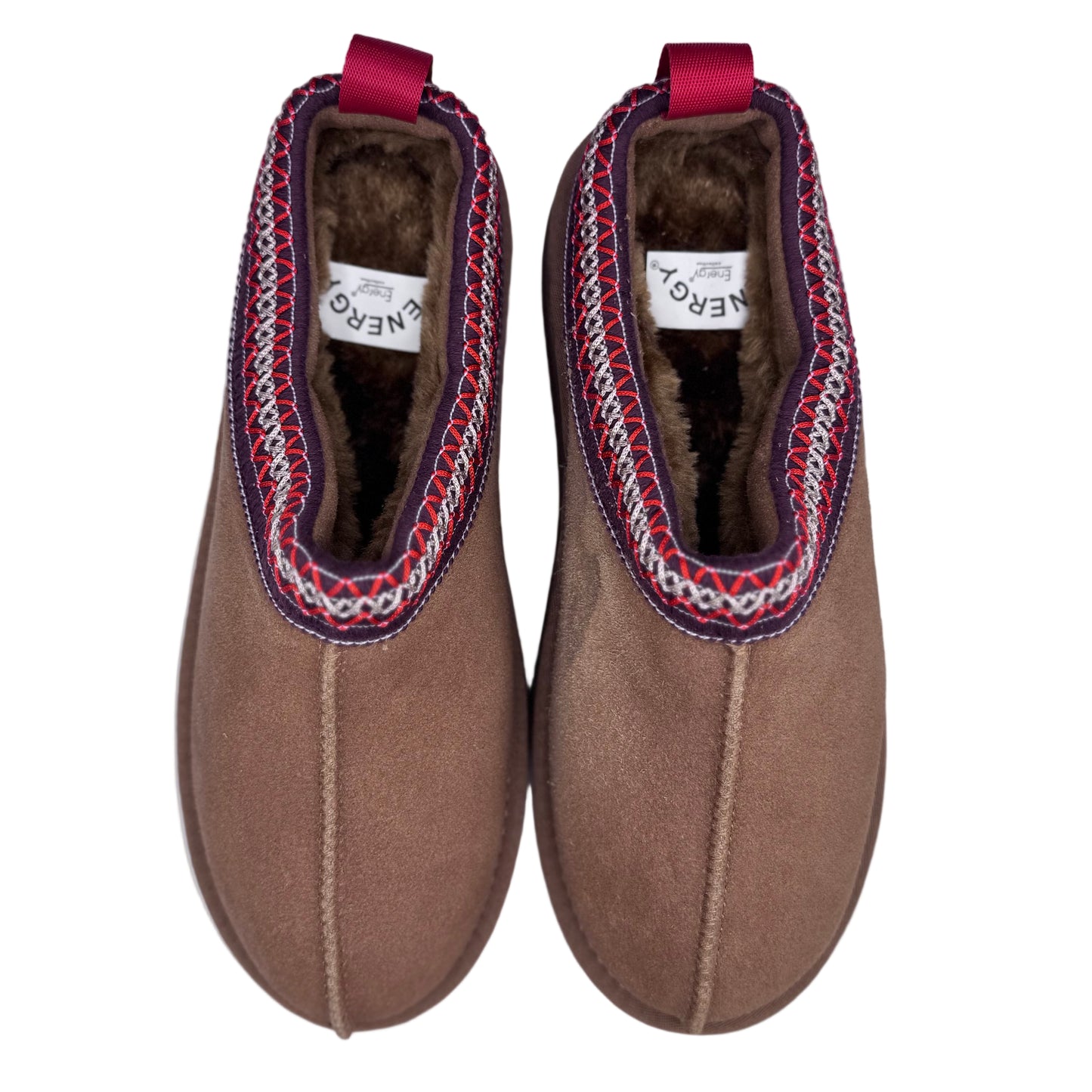 SLIPPER BOOTS PLATEAU MIT WARMFUTTER CAMEL