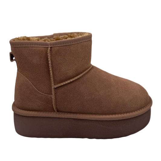PLATEAU BOOTS MIT WARMFUTTER CAMEL