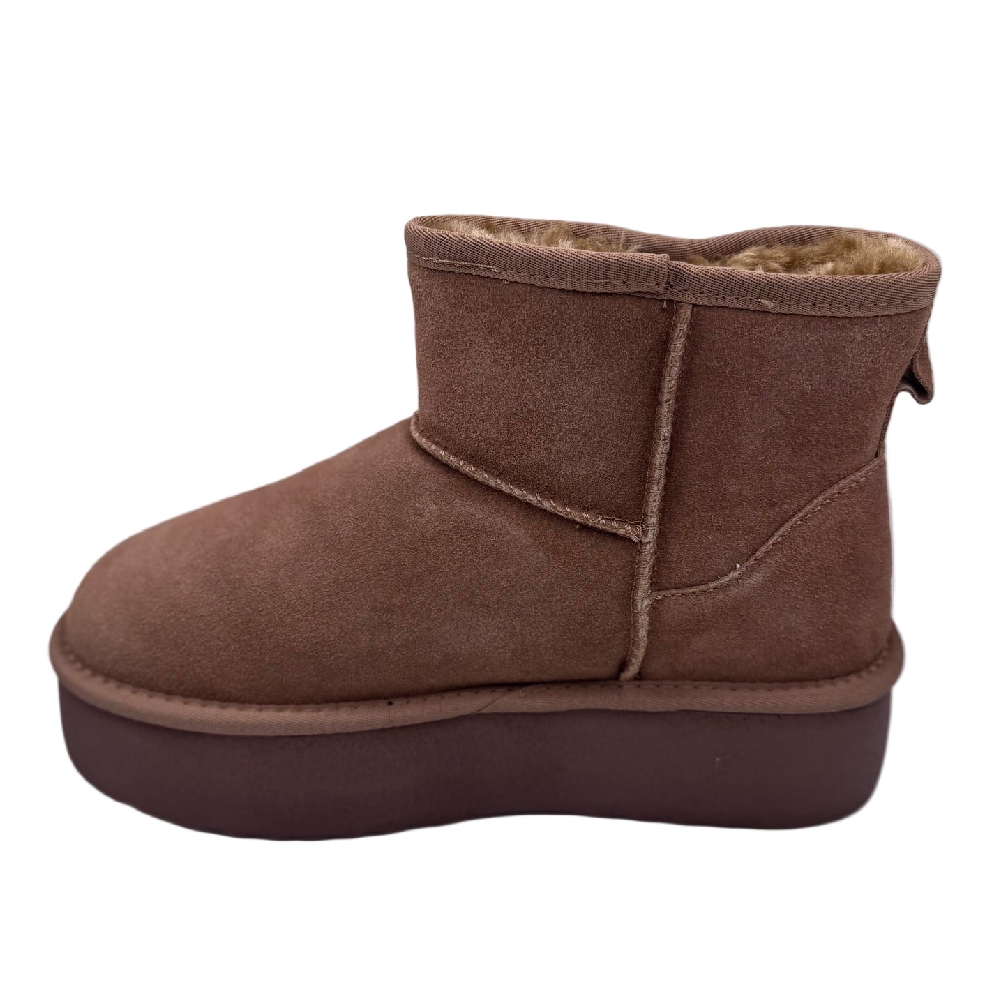 PLATEAU BOOTS MIT WARMFUTTER CAMEL